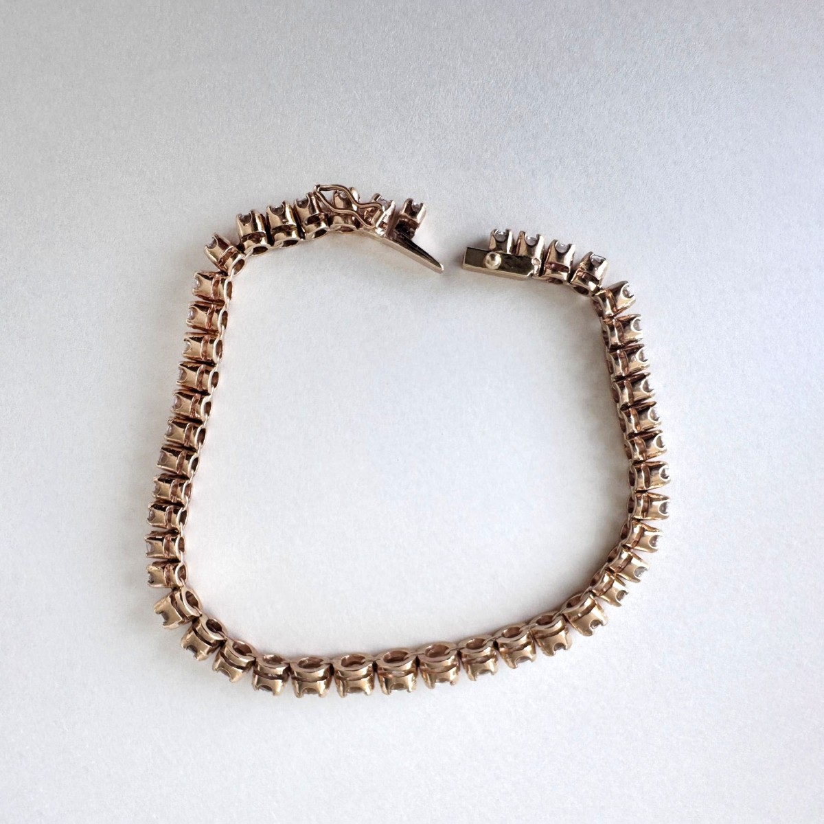 Diamond and 14K Tennis Bracelet