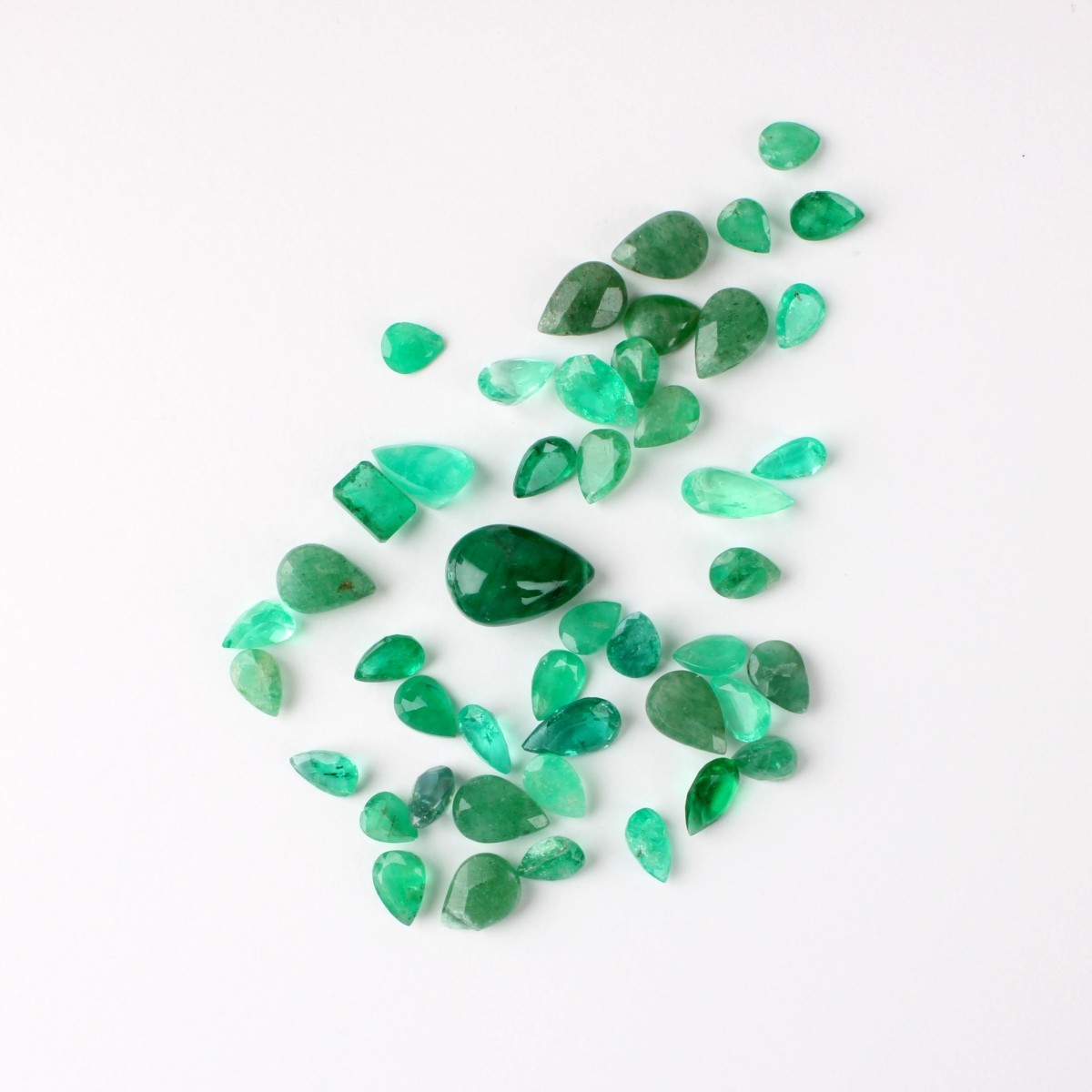 42.5CT TW Colombian Emeralds