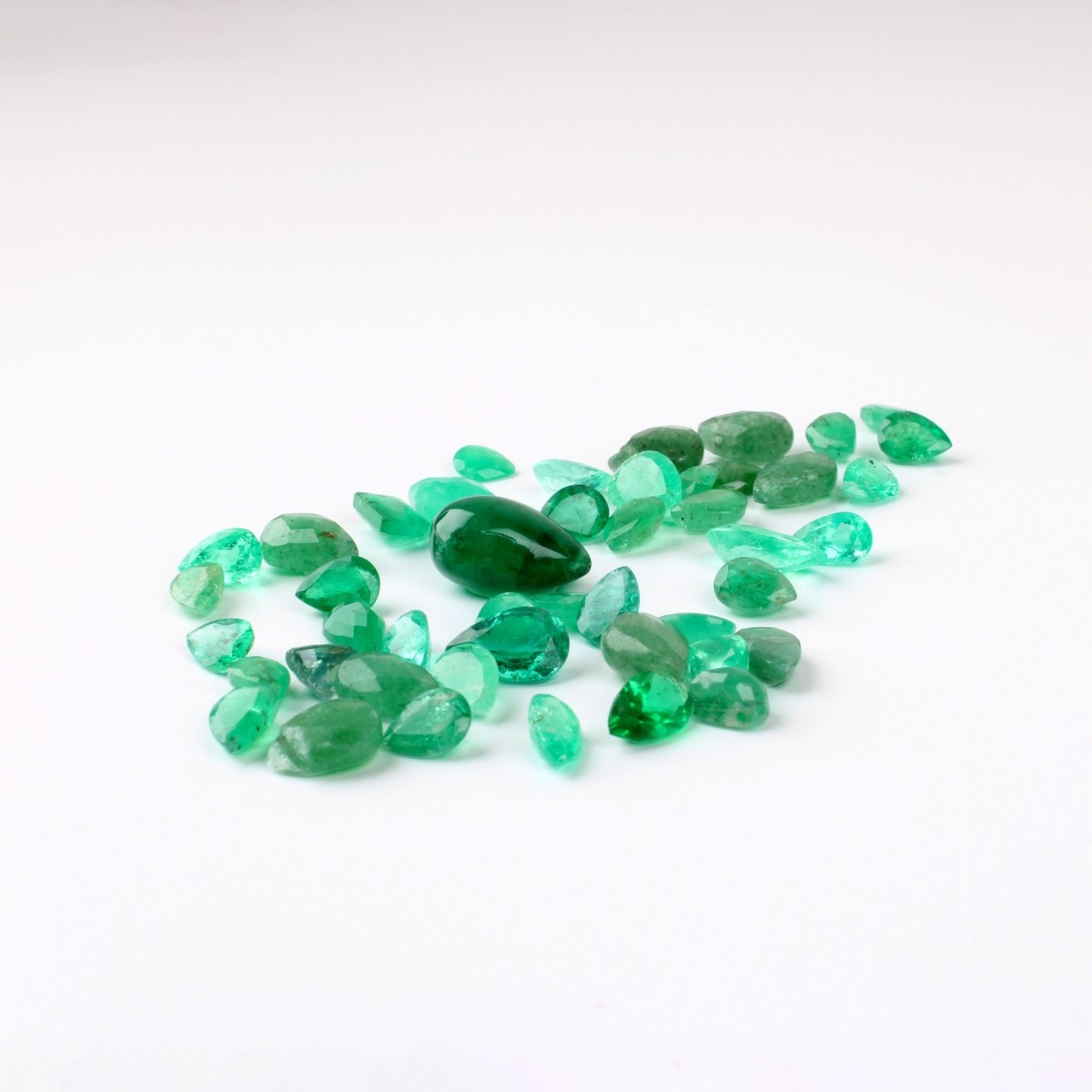 42.5CT TW Colombian Emeralds