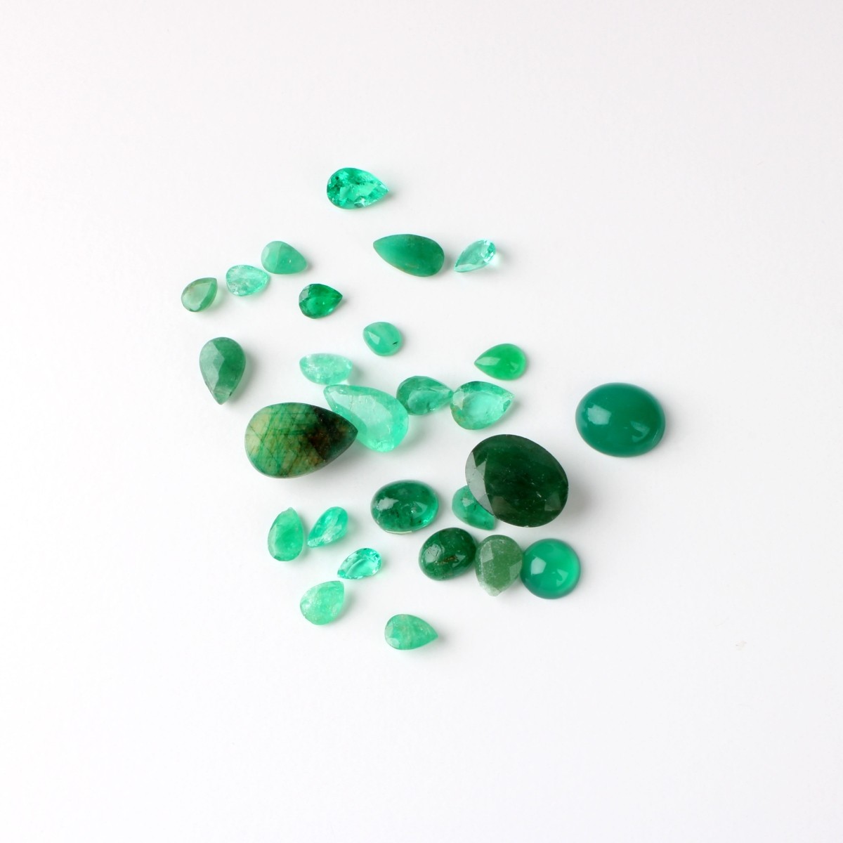 43.7CT TW Colombian Emeralds
