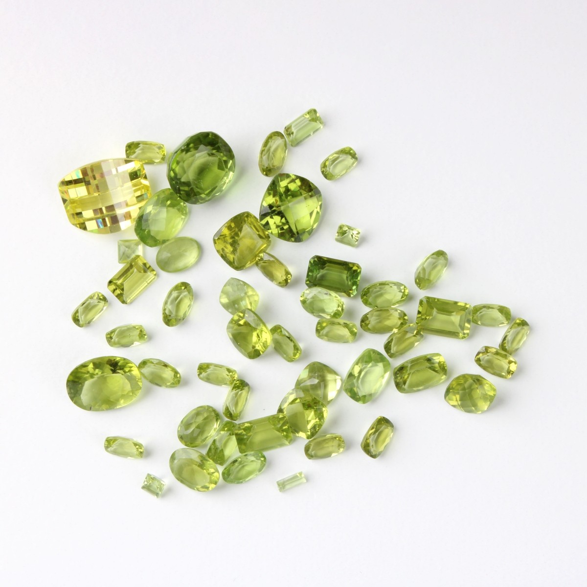 65.4CT TW Peridots