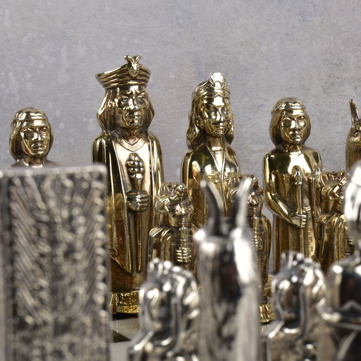 Camusso Peru 925 Sterling Chess Set