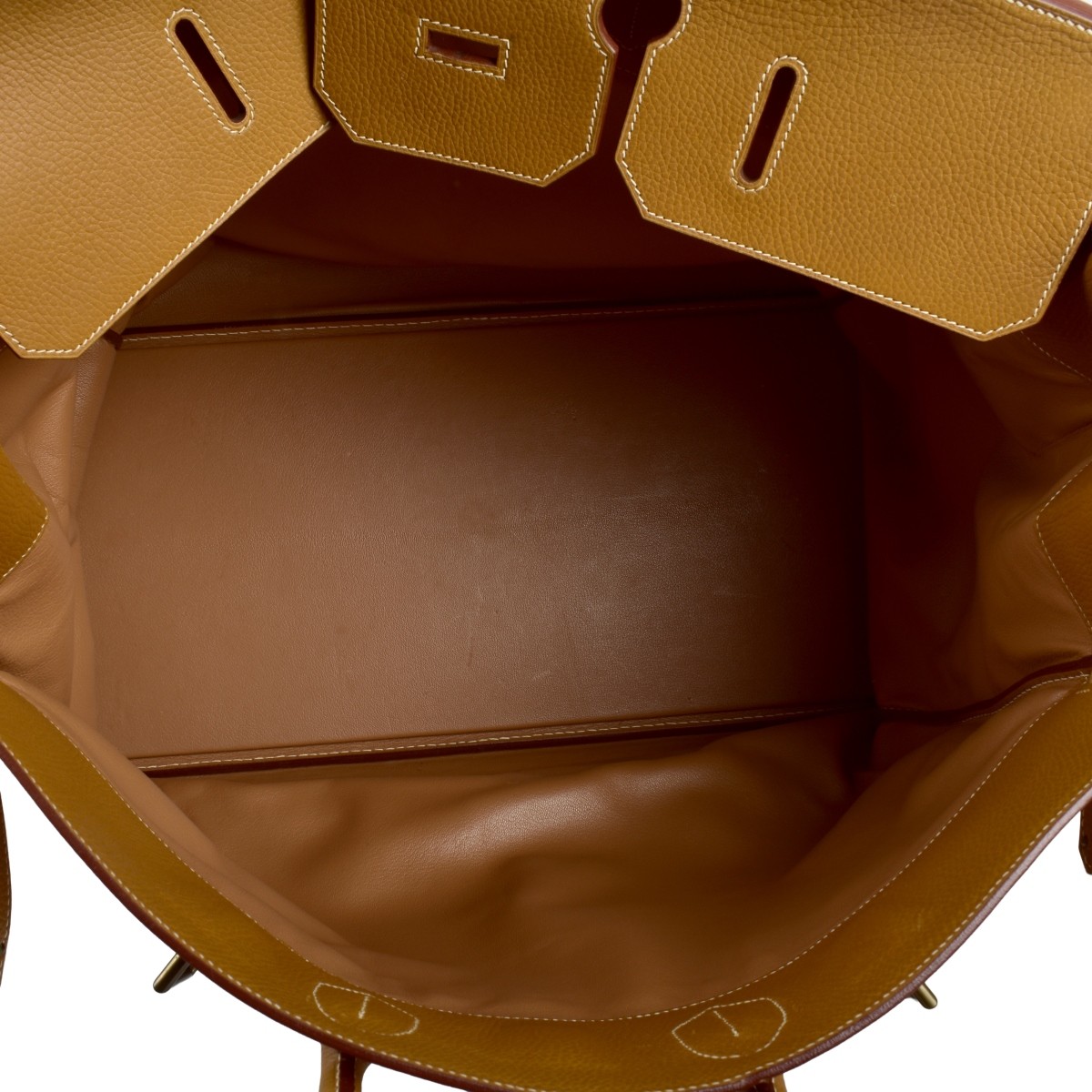 Hermes Haut a Courroies Hac 55 Bag