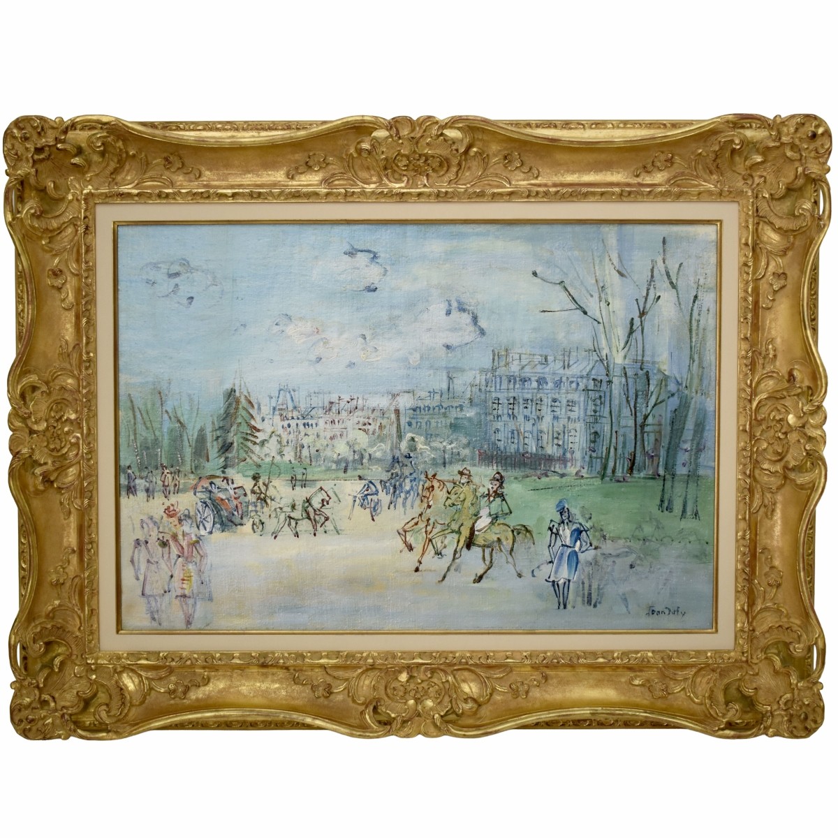 Jean Dufy, French (1888-1964) O/C