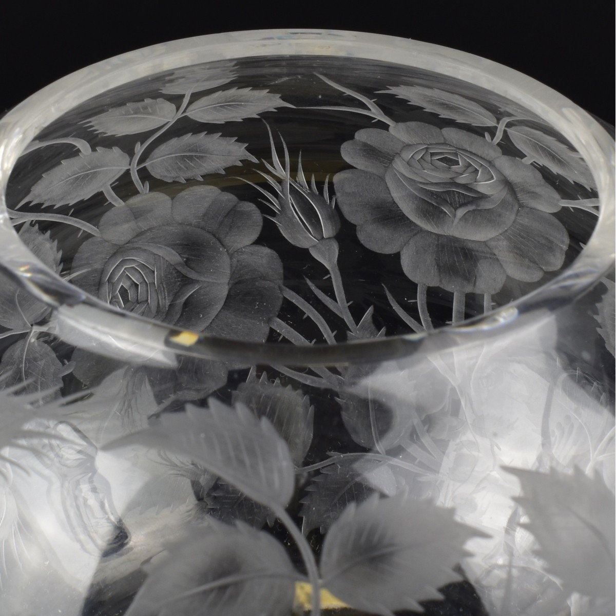 Antique Sinclaire Cut Glass Teapot