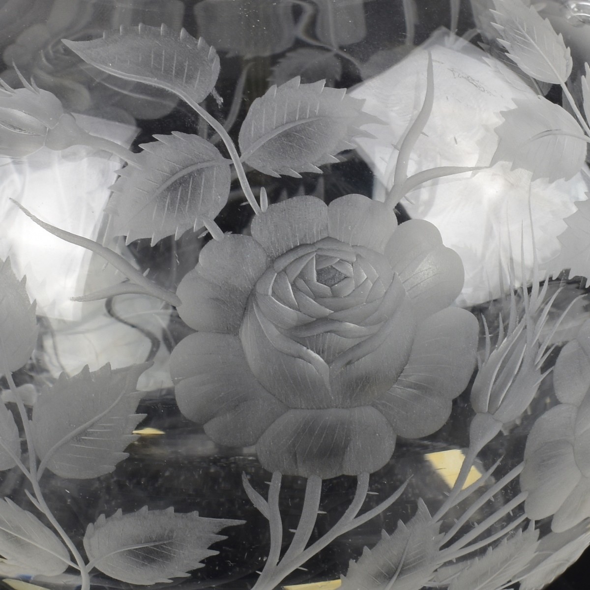 Antique Sinclaire Cut Glass Teapot