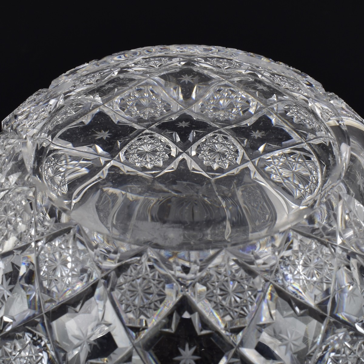 Antique Sinclaire Cut Glass Teapot