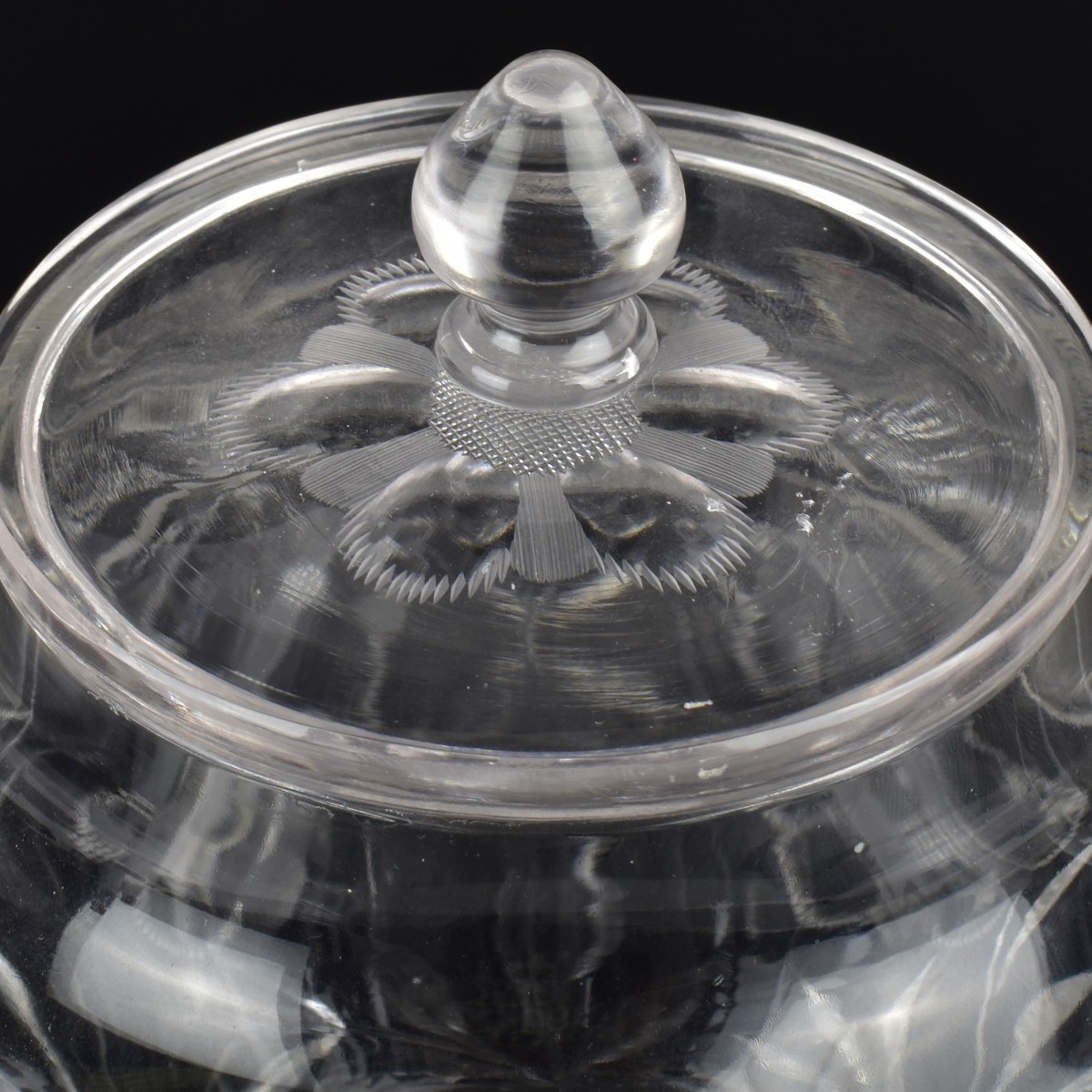 Antique Sinclaire Cut Glass Teapot
