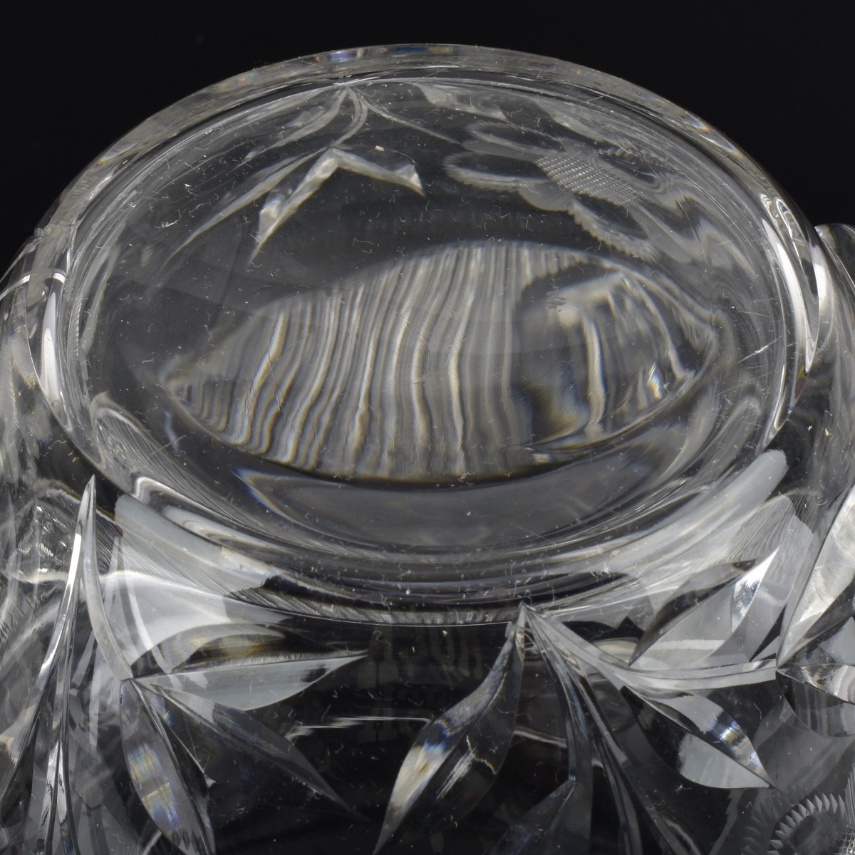 Antique Sinclaire Cut Glass Teapot
