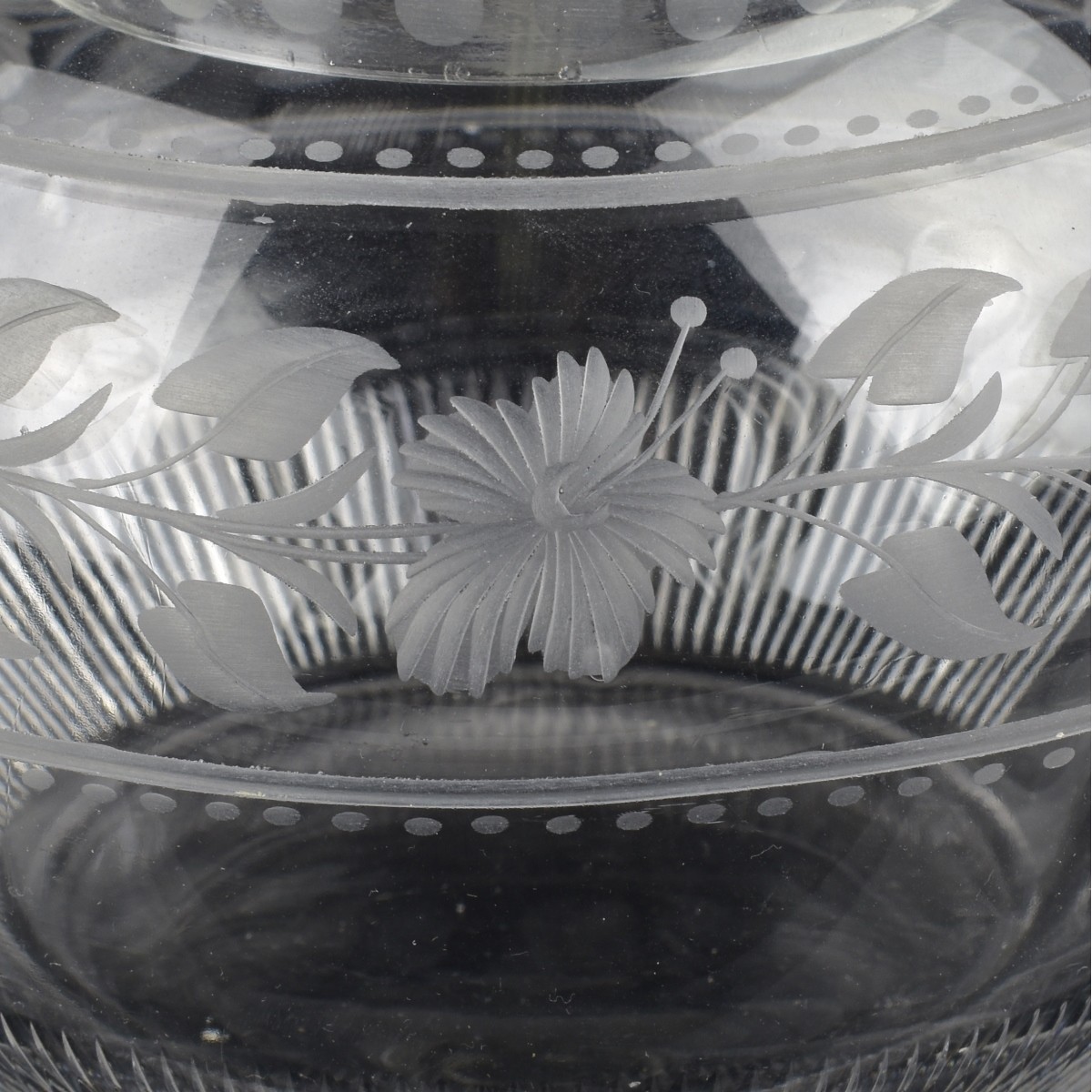Antique Sinclaire Cut Glass Teapot