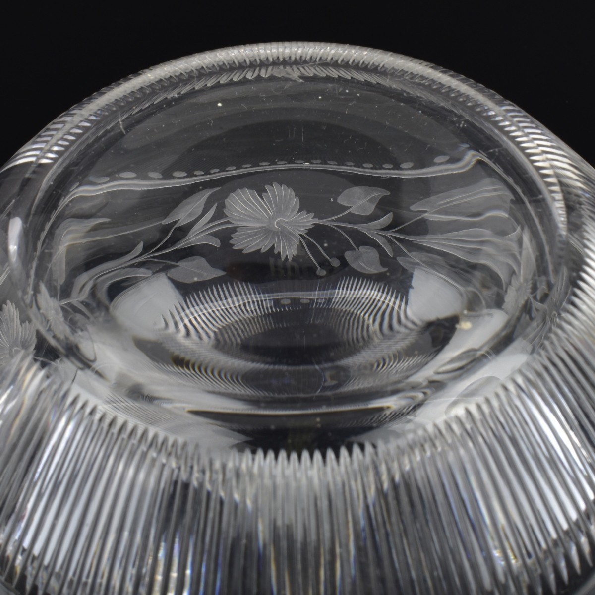 Antique Sinclaire Cut Glass Teapot