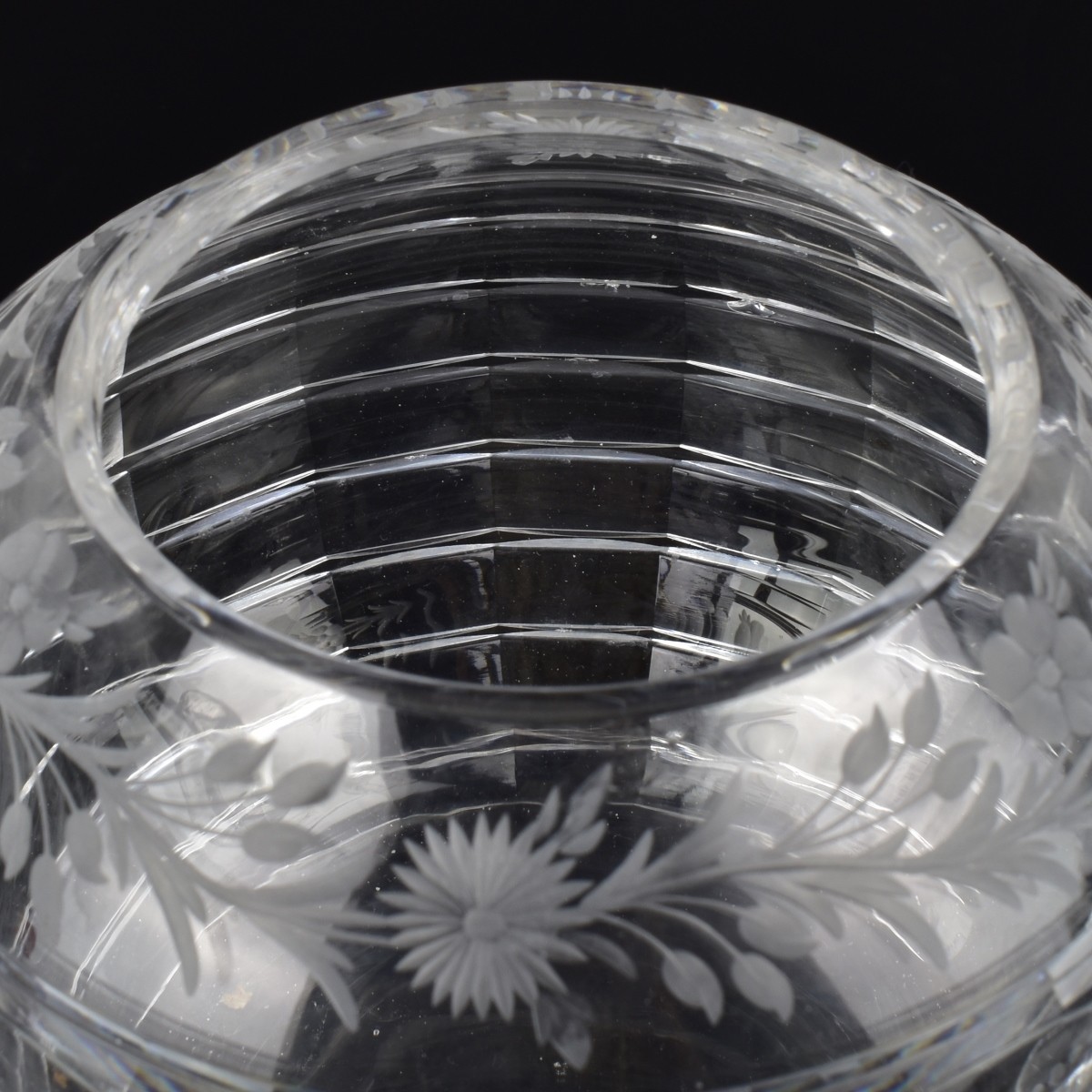 Antique Sinclaire Cut Glass Teapot