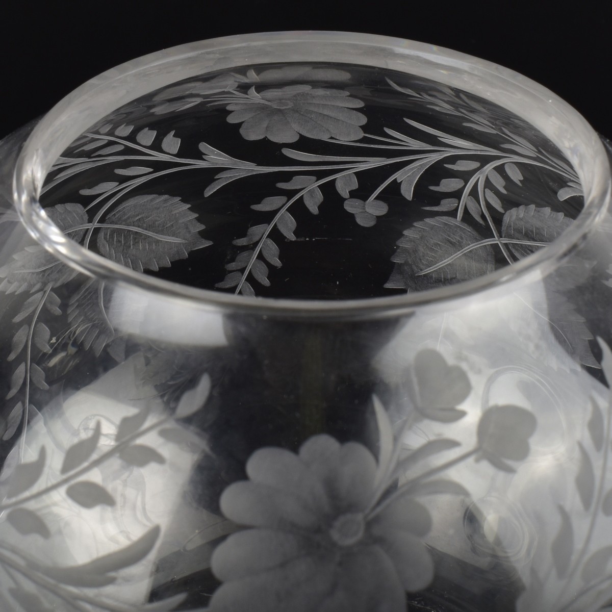 Antique Sinclaire Cut Glass Teapot