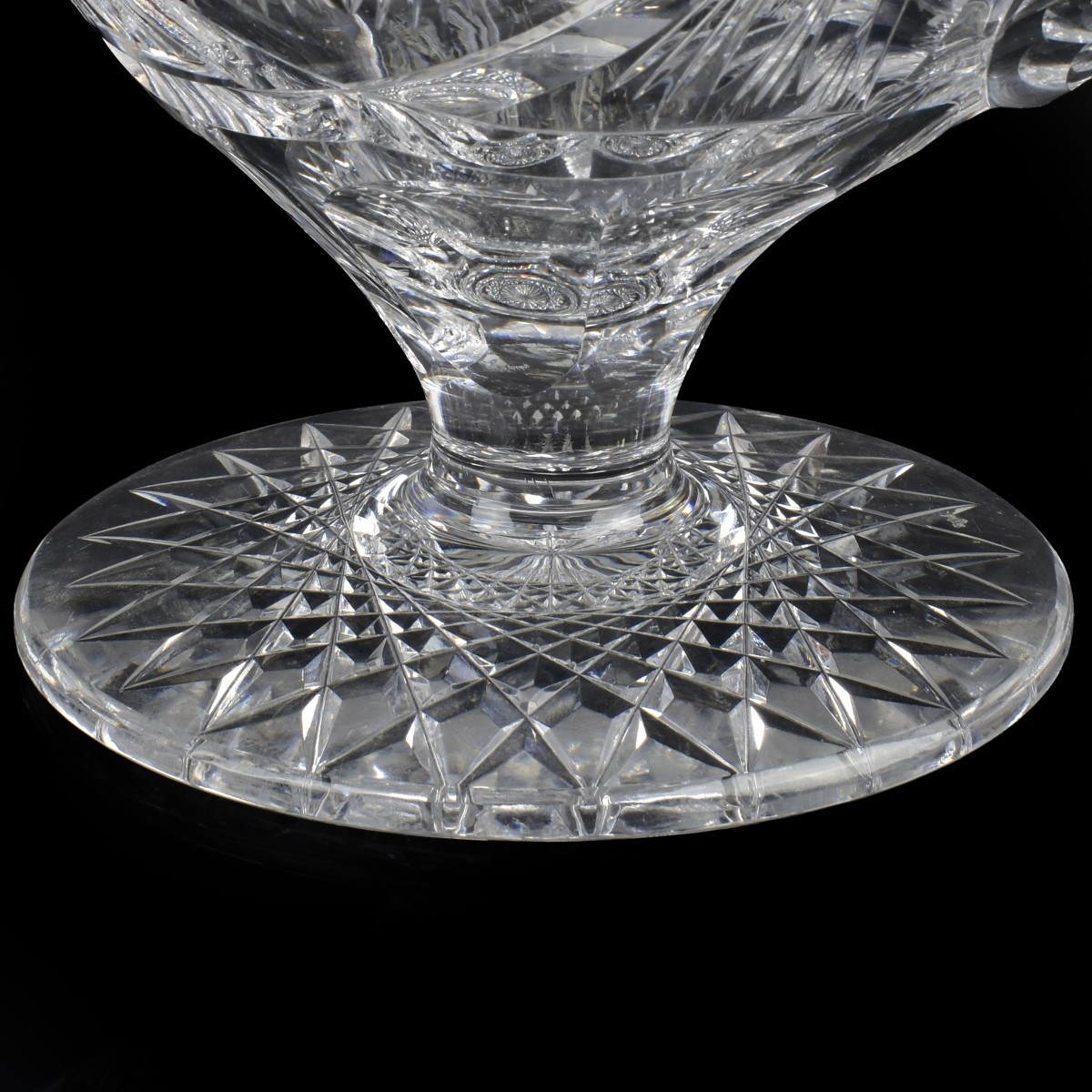 Antique Cut Glass Teapot