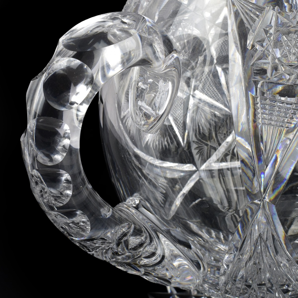 Antique Cut Glass Teapot