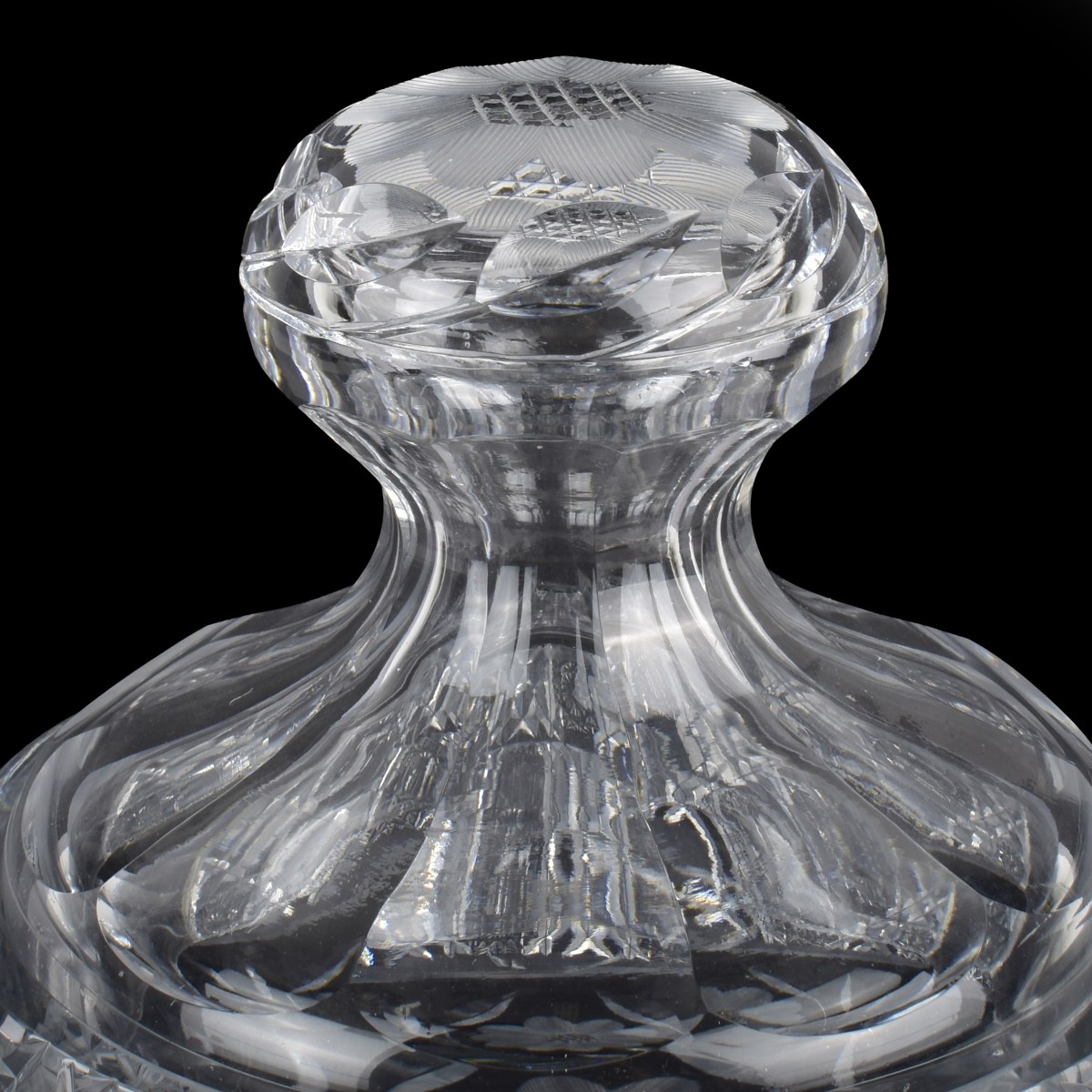 Antique Cut Glass Teapot