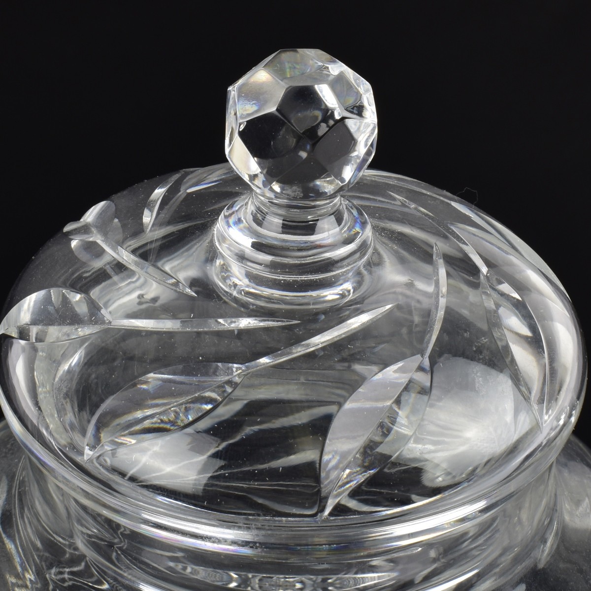 Antique Cut Glass Teapot