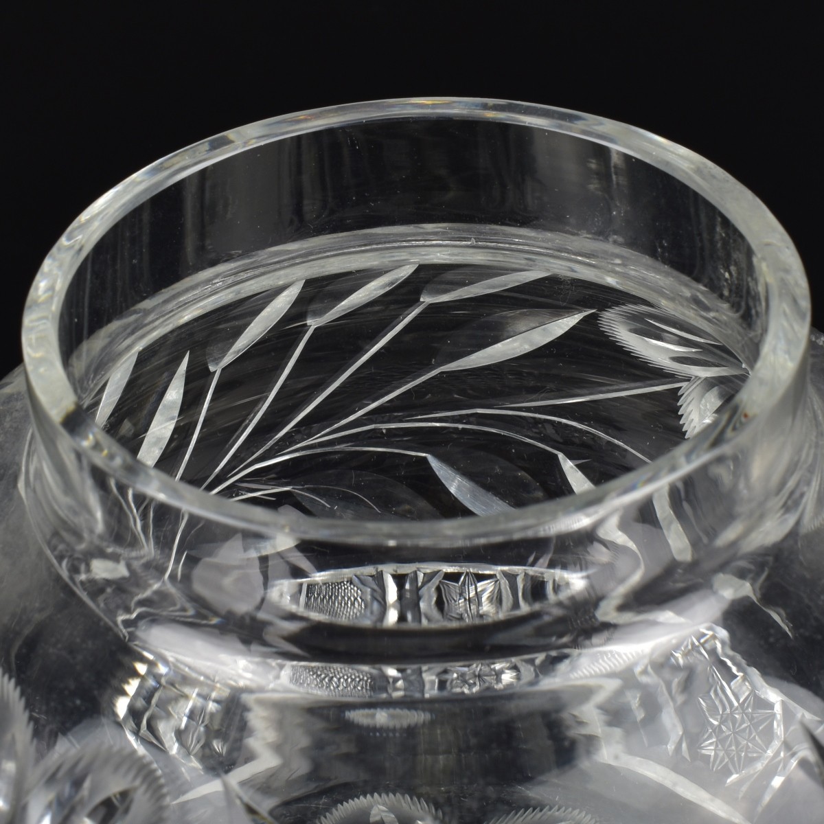 Antique Cut Glass Teapot