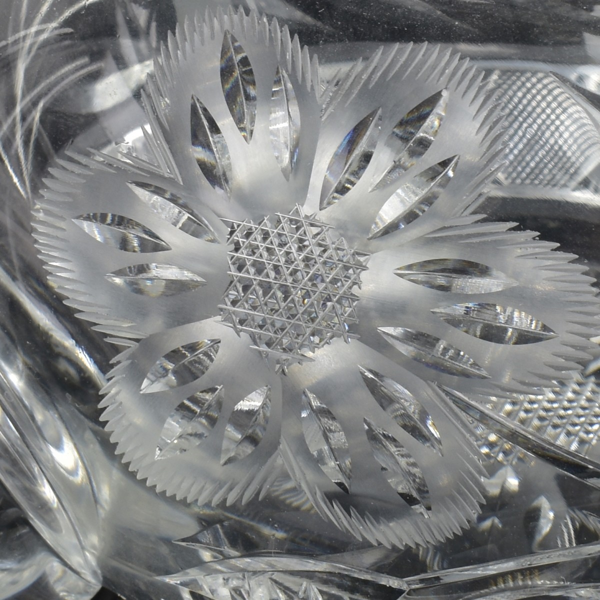 Antique Cut Glass Teapot