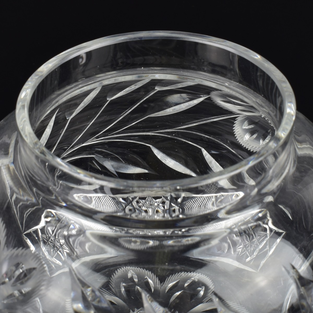 Antique Cut Glass Teapot