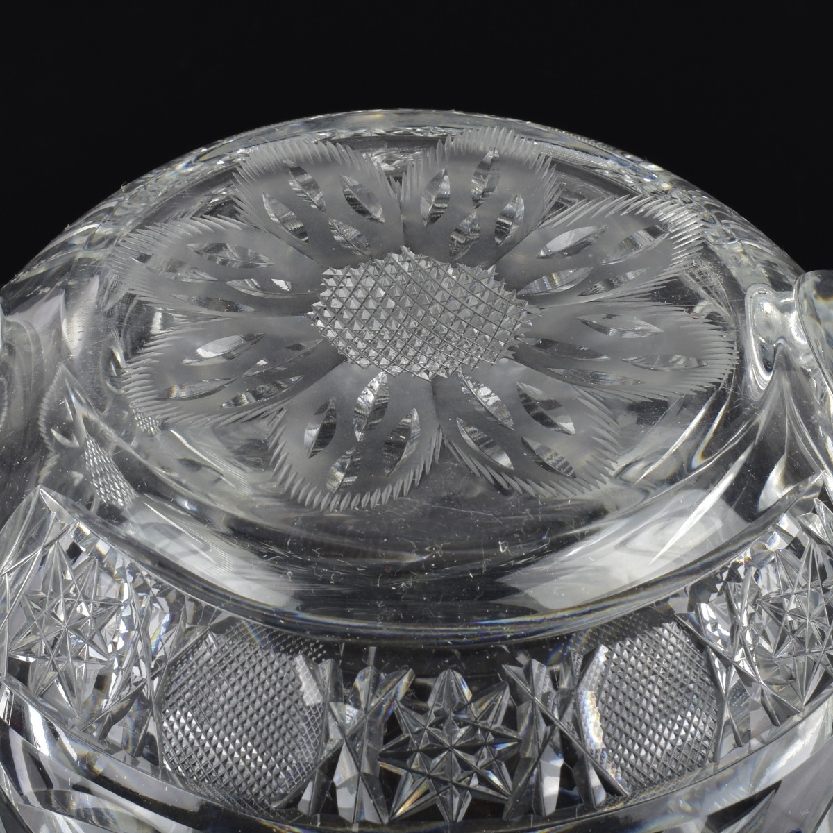 Antique Cut Glass Teapot