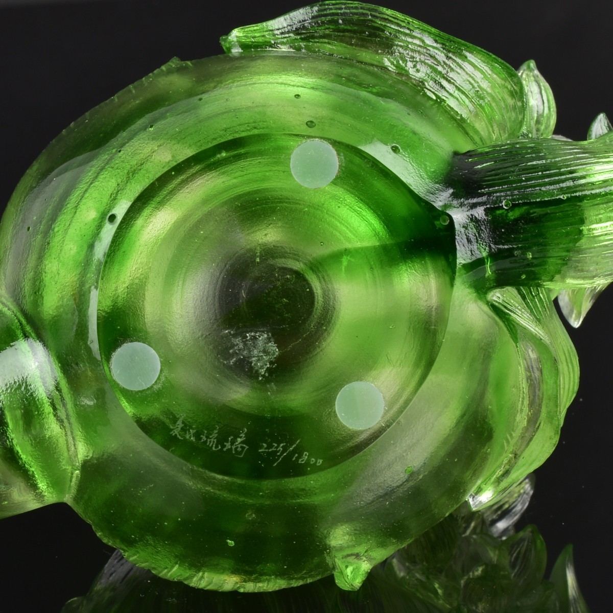 Pate-de-Verre Art Glass Teapot