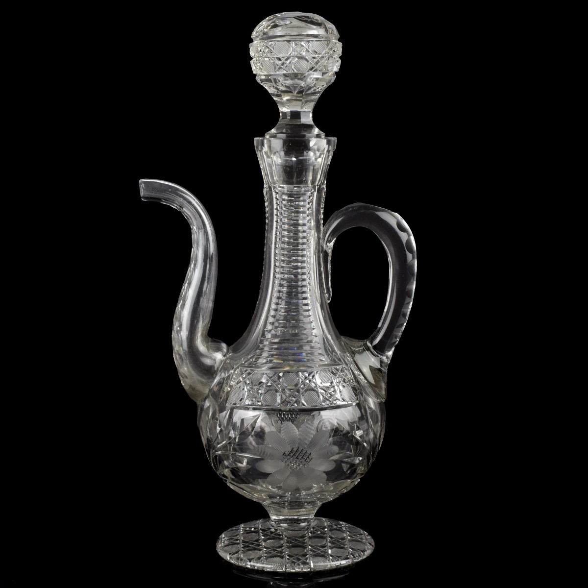 Antique Cut Glass Decanter