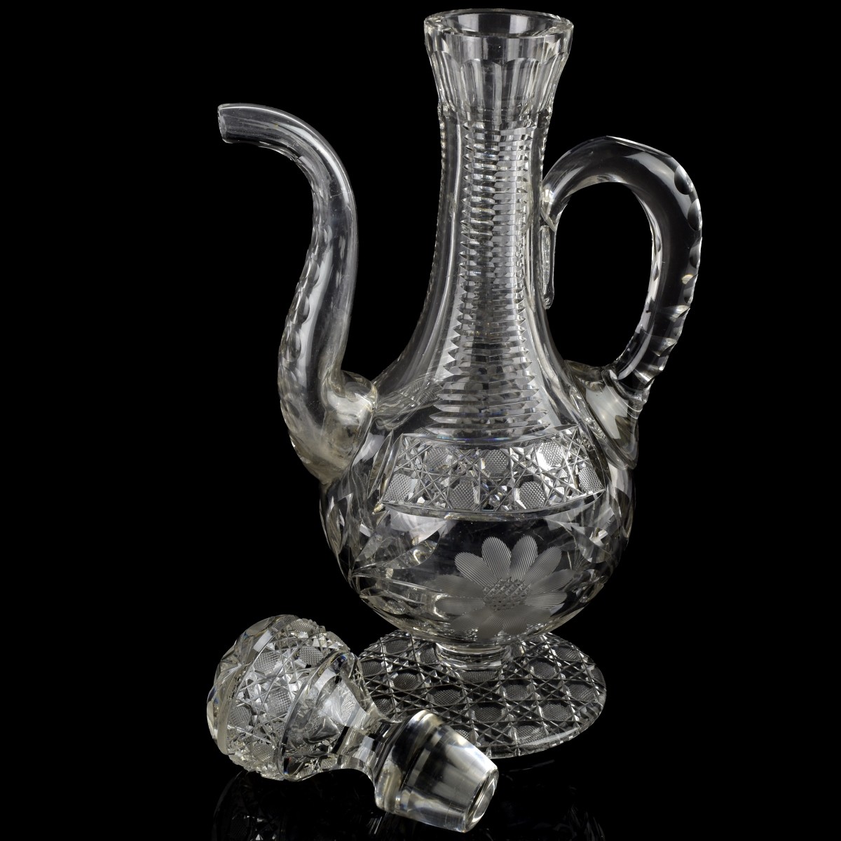 Antique Cut Glass Decanter