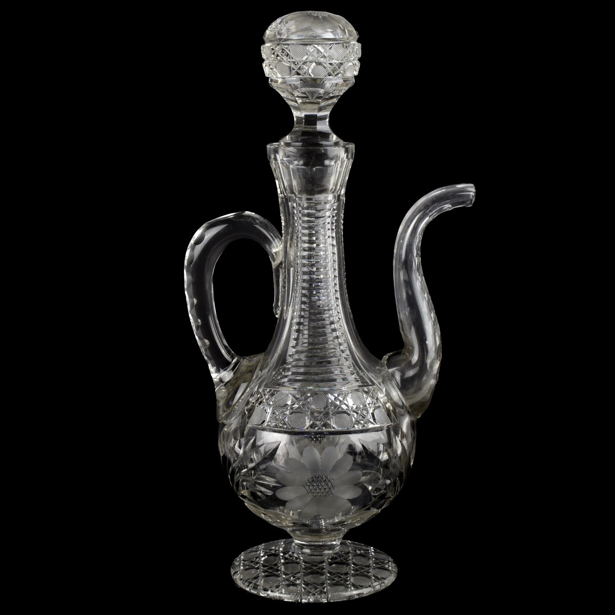Antique Cut Glass Decanter