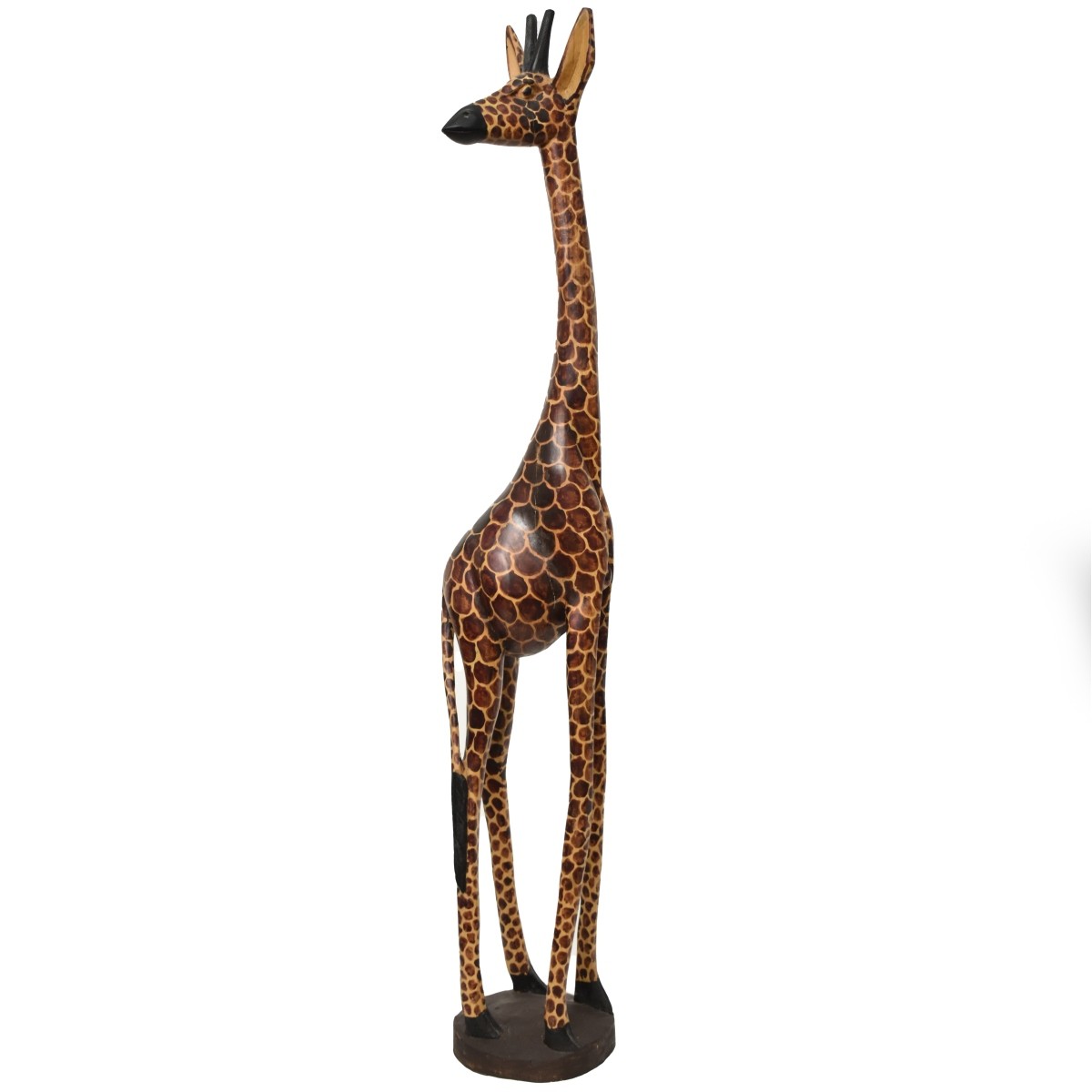 Vintage Carved and Painted Giraffe