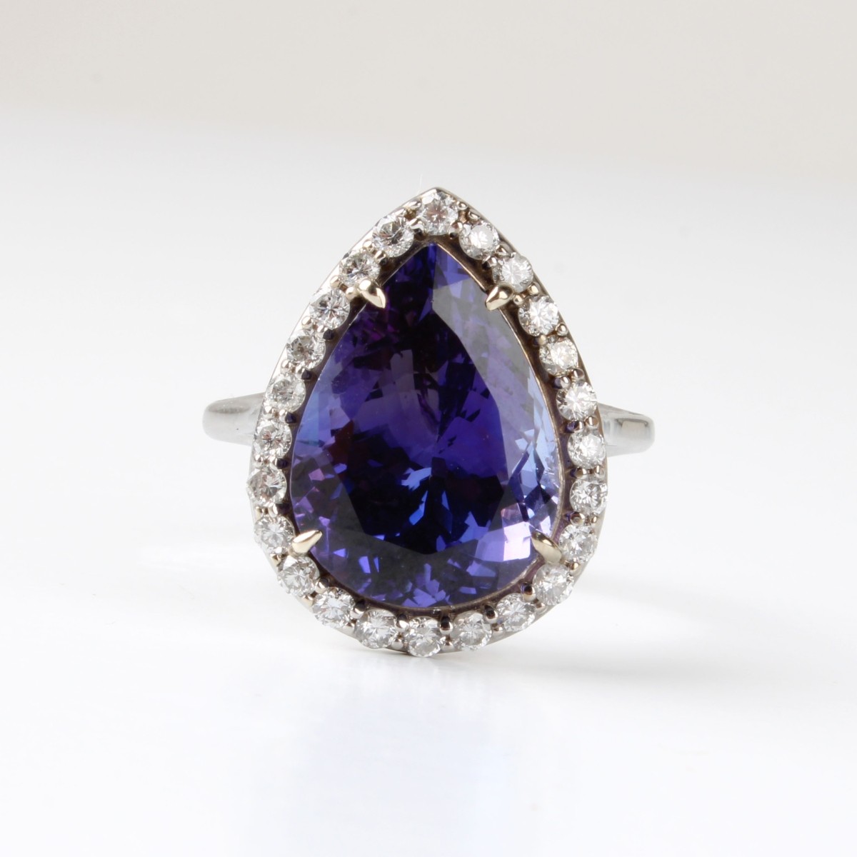 GIA Tanzanite, Diamond and 14K Ring