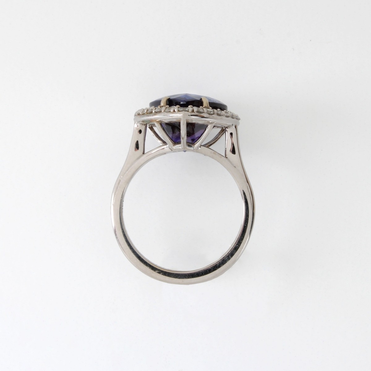 GIA Tanzanite, Diamond and 14K Ring