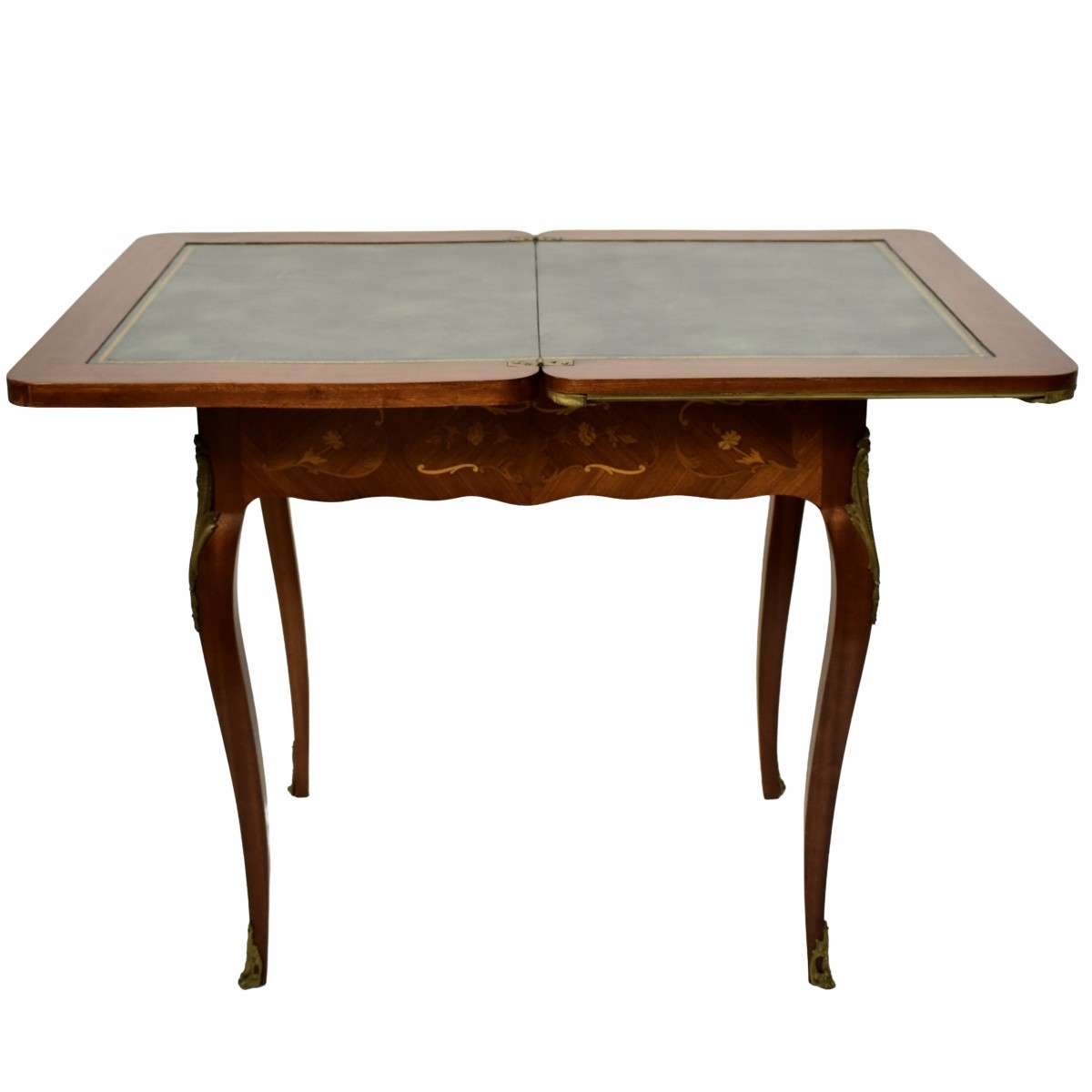 French Style Marquetry Game Table