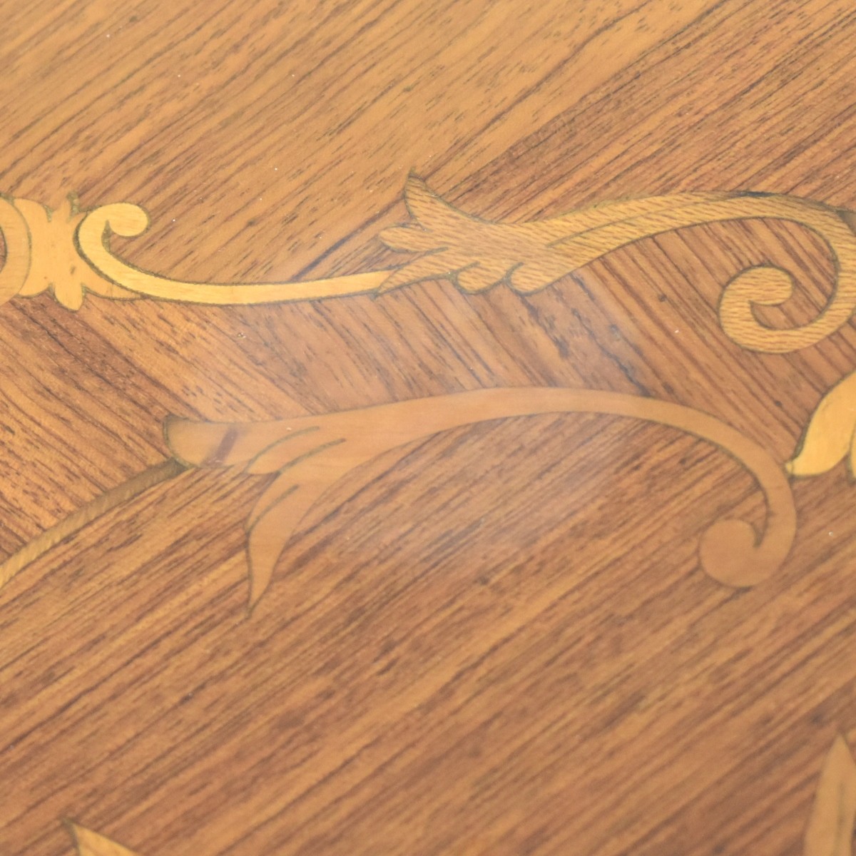 French Style Marquetry Game Table