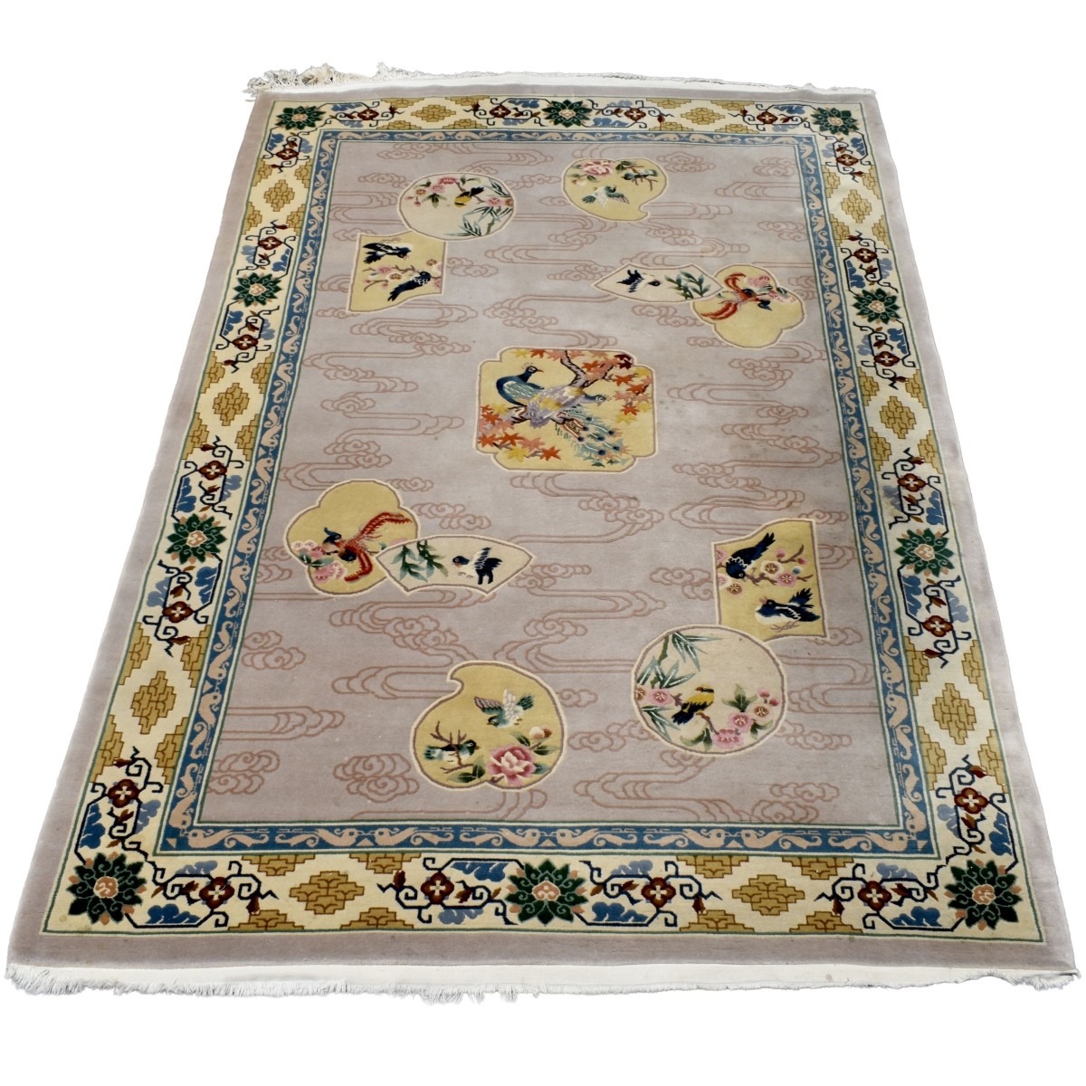 Vintage Chinese Wool Rug