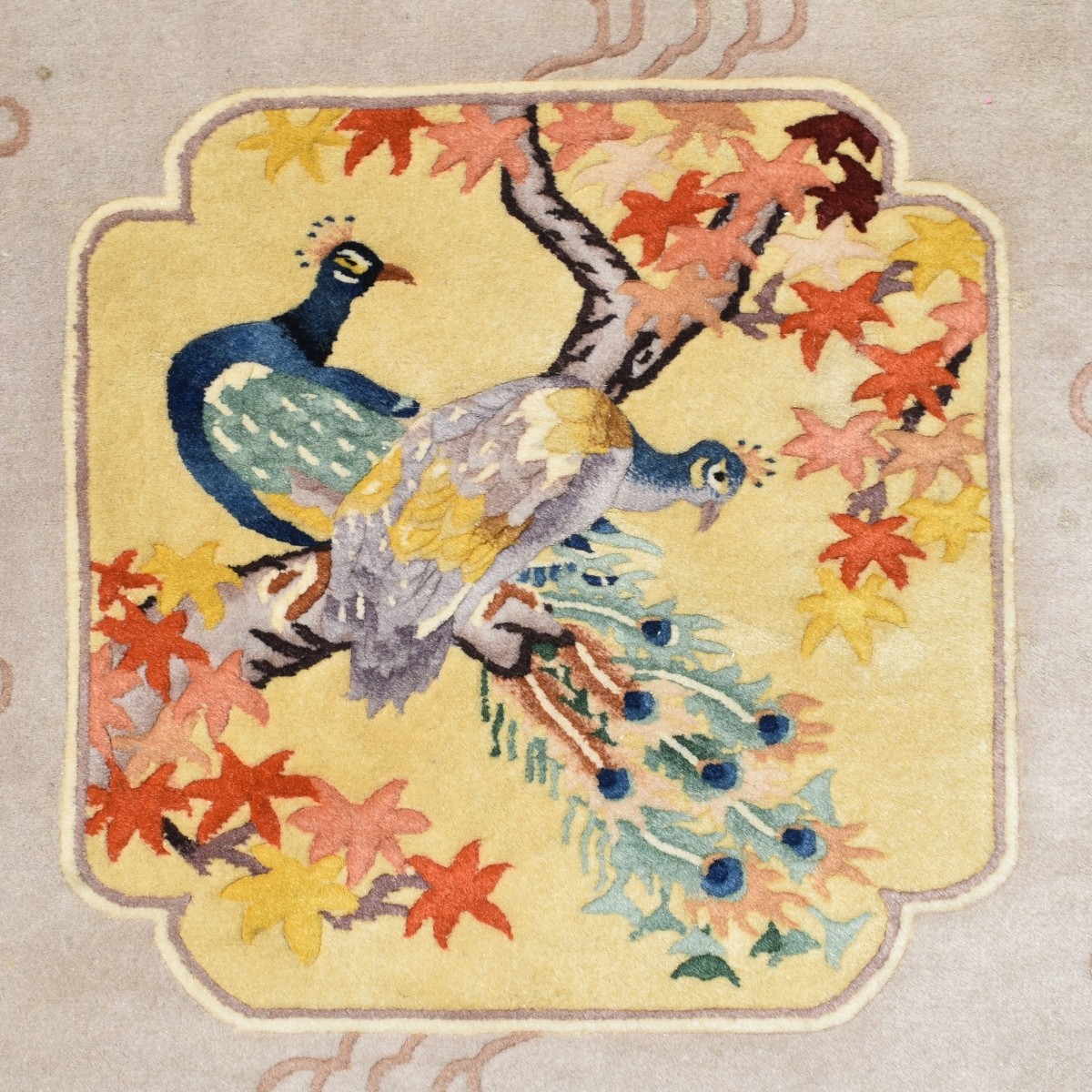 Vintage Chinese Wool Rug