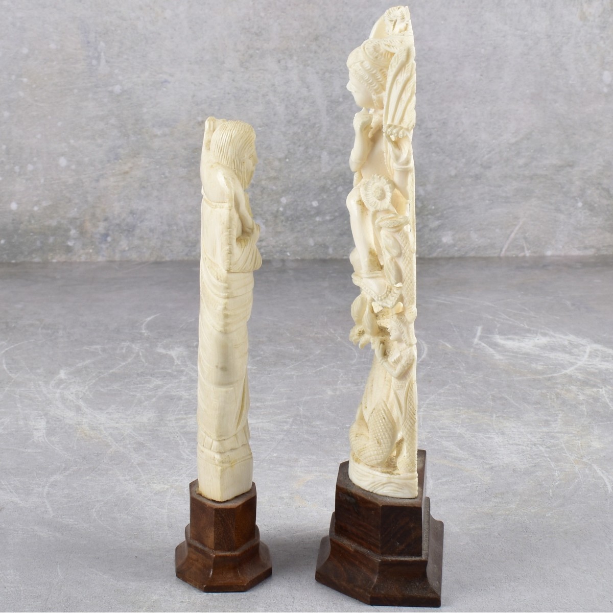 Antique Carved Asian Figures