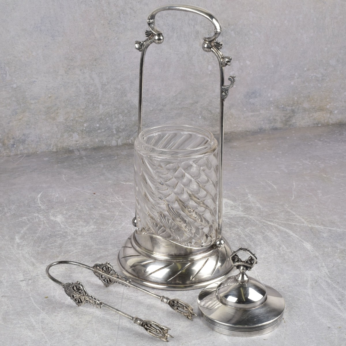 Antique EG Webster & Son Pitcher & Pickle Jar