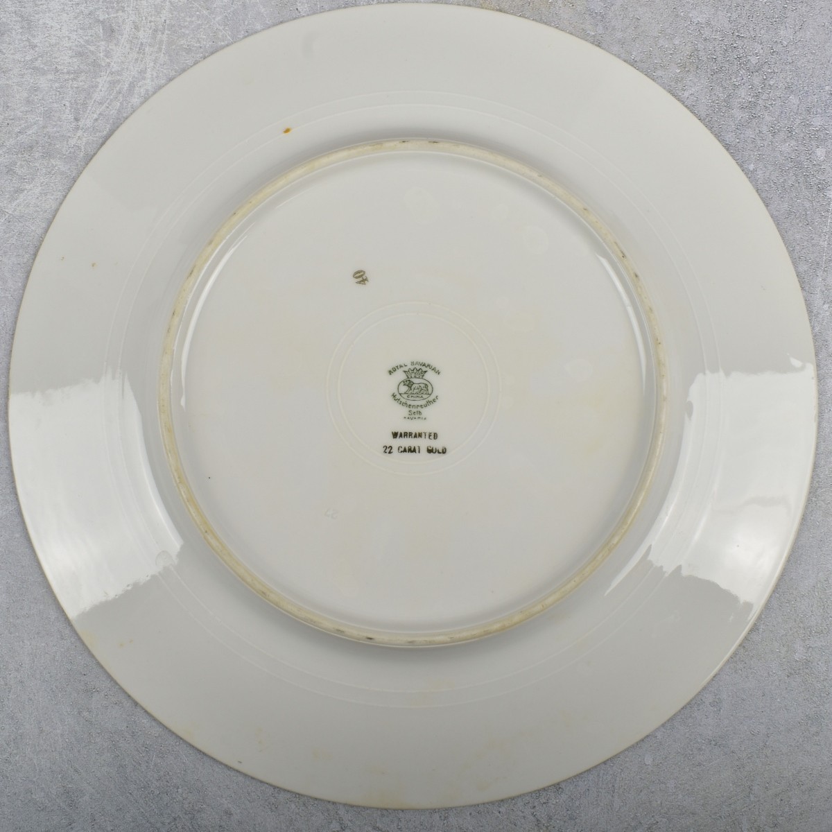 Royal Bavarian Hutschenreuther Plates