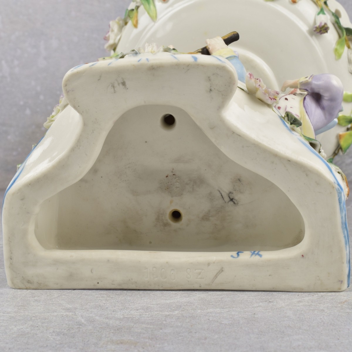 Vintage Figural Porcelain Candy Dish
