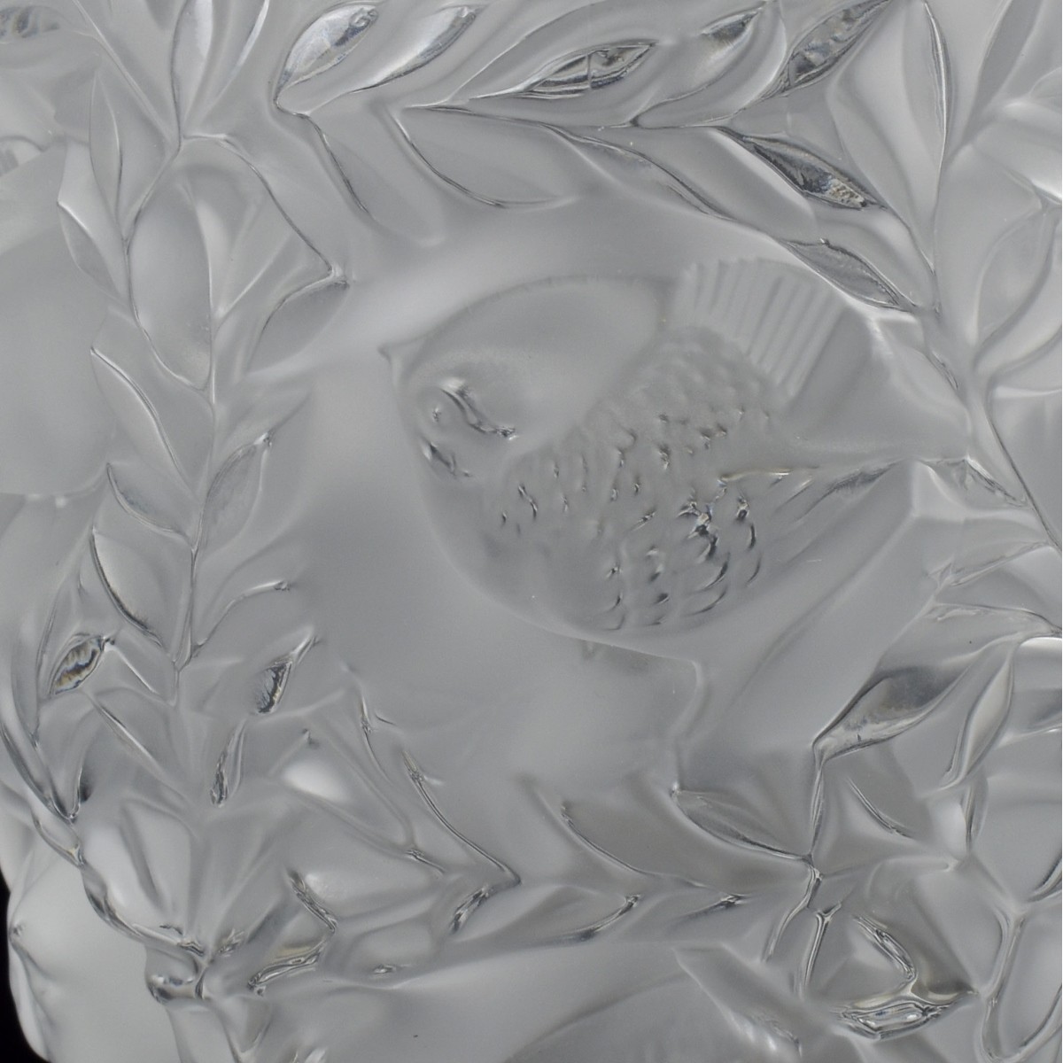 Lalique France Crystal "Bagatelle" Vase