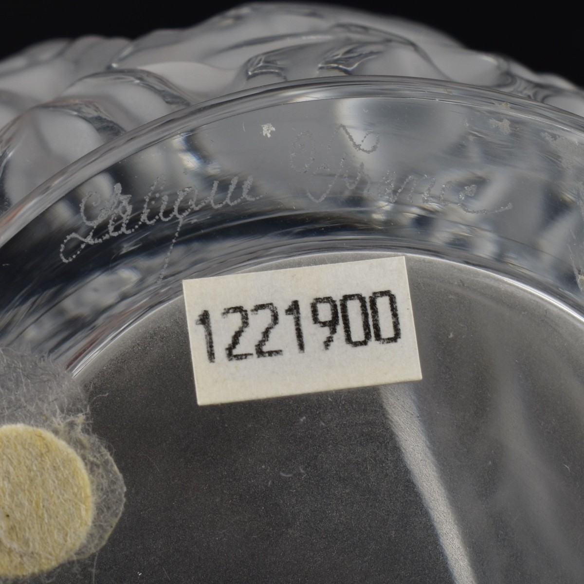 Lalique France Crystal "Bagatelle" Vase