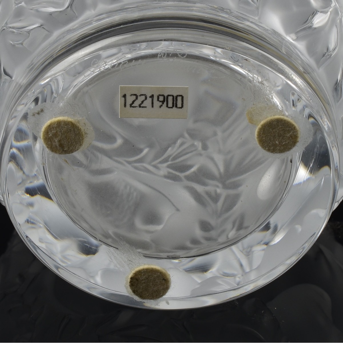 Lalique France Crystal "Bagatelle" Vase