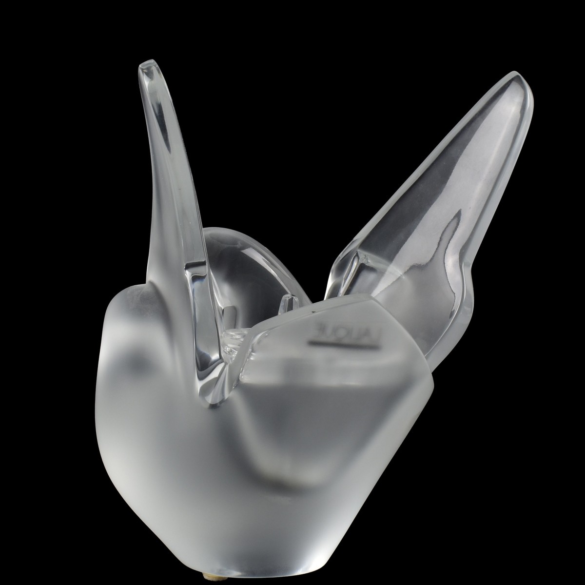 Lalique France Crystal "Sylvie" Vase