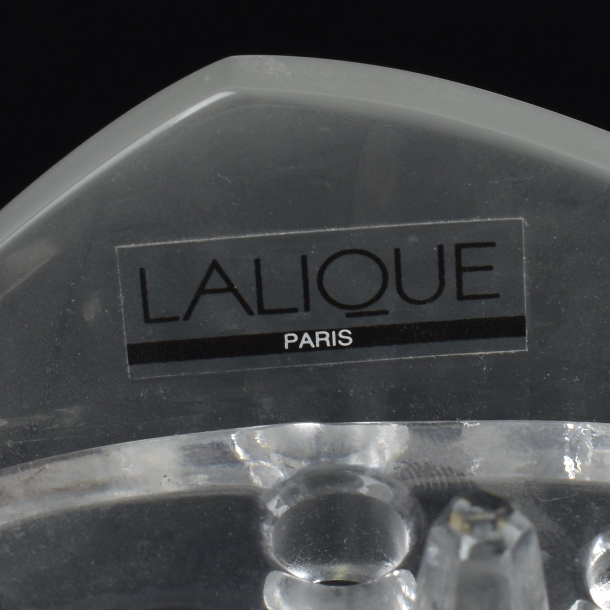 Lalique France Crystal "Sylvie" Vase