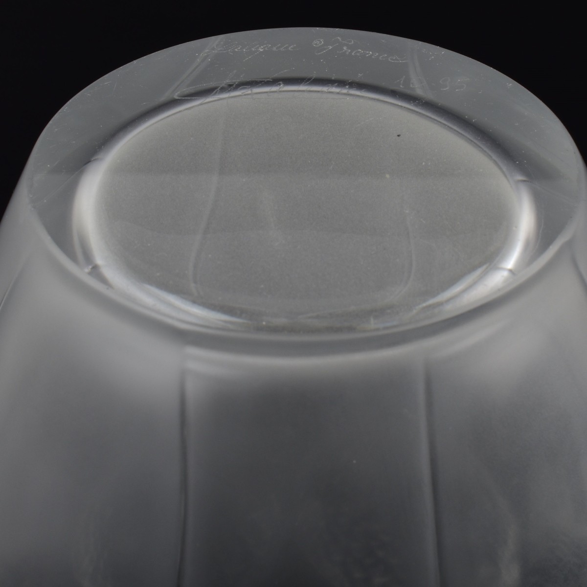 Lalique France Crystal "Bali" Vase