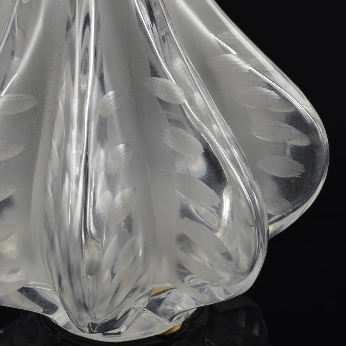 Lalique France Crystal "Soliflore" Vase