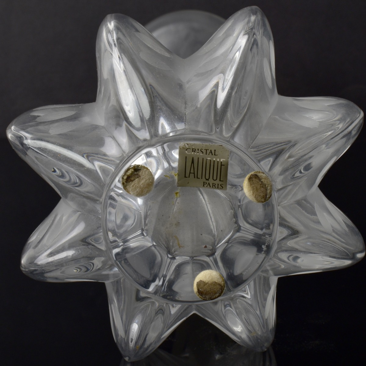 Lalique France Crystal "Soliflore" Vase
