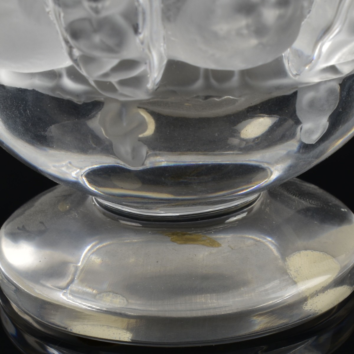 Lalique France Crystal "Dampierre" Vase