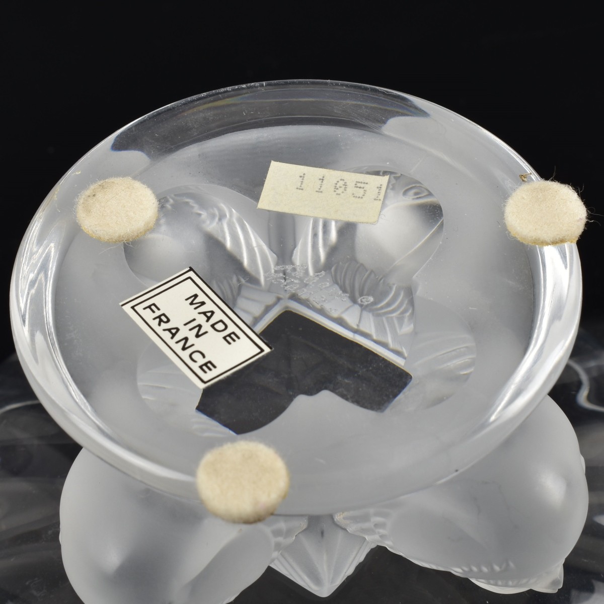 Lalique France Crystal "Nogent" Bowl